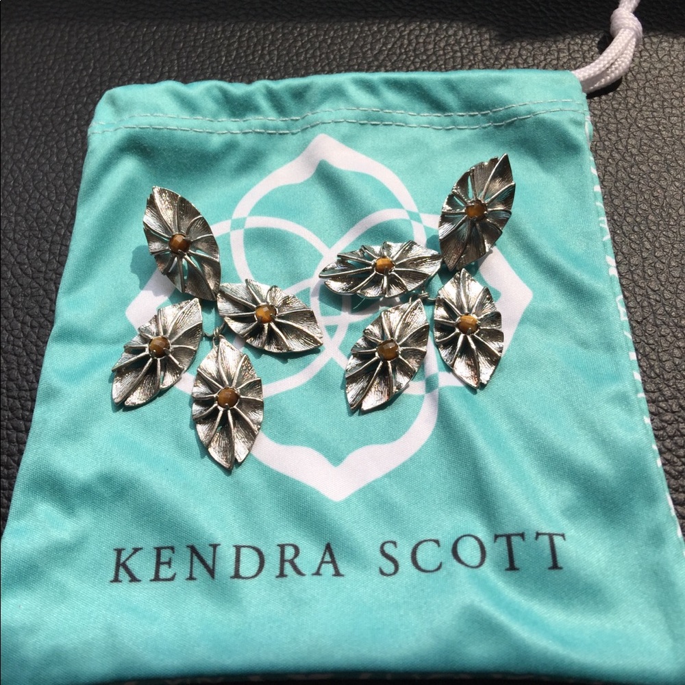 Kendra Scott Tigers Eye Abbott Earrings